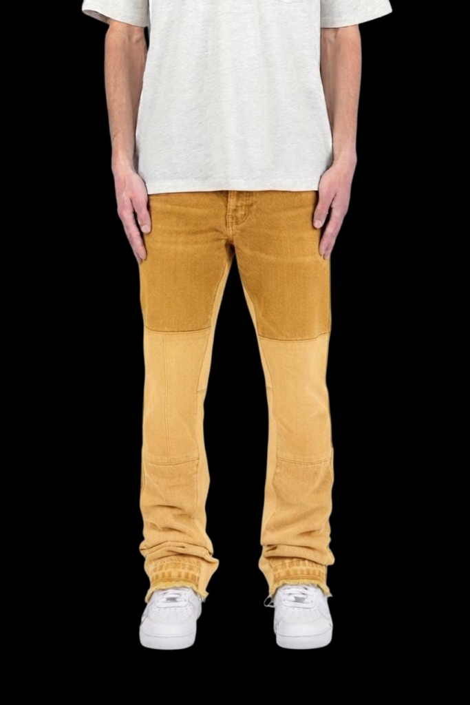 JEANS STREETLUXURY - YELLOW MILAN ON DENIM LIMITED EDITION