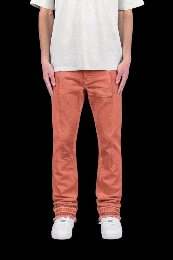 JEANS STREETLUXURY - ORANGE MILAN ON DENIM LIMITED EDITION