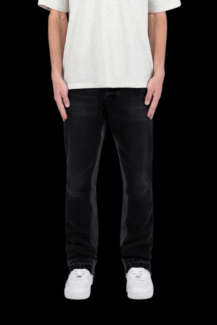 JEANS STREETLUXURY - BLACK MILAN ON DENIM LIMITED EDITION